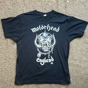 Vintage 1980s Single Stitch Screen Stars Motörhead England  T Shirt